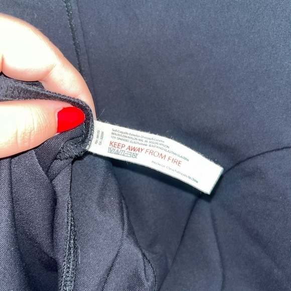 Intimately Free People Black Thong Corset Bodysuit Long Sleeve Scoop Neck XS - Picture 8 of 8